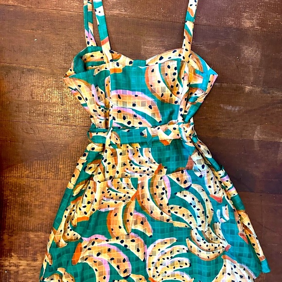 Farm Rio Banana Foliage Dress - Picture 2 of 5